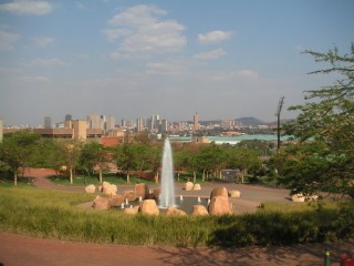Uitsig oor die stad vanaf TUT se kampus in Pretoria-Wes (Argieffoto)