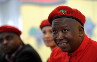 Julius Malema, leier van die EFF. Foto: Werner Beukes/SAPA