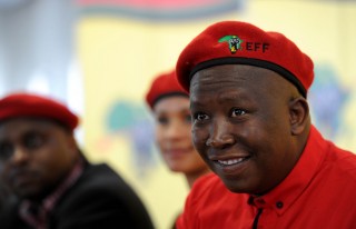 Julius Malema, die leier van die EFF. Foto: Werner Beukes / SAPA