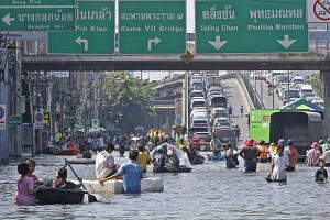 Vloede in Thailand