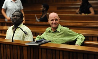 Ambrose Monye en André Gouws in 2012 in die hof.