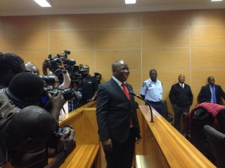 Julius Malema in die hof. Foto: EWN / Twitter
