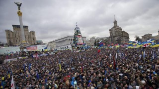 Onafhanklikheidsplein in Oekraïne Foto: news.yahoo.com