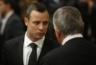Oscar Pistorius op 5 Maart 2014 in die hof Foto:  Mike Hutchings/Reuters/Pool (SAPA)