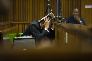 Oscar Pistorius, 13 Maart 2014 Foto:  Alet Pretorius/Media24/Pool (SAPA)