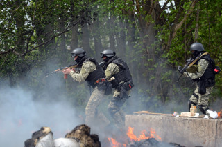 Foto: Spesmagte van die Oekraïne met hul offensief besig. Getty Images