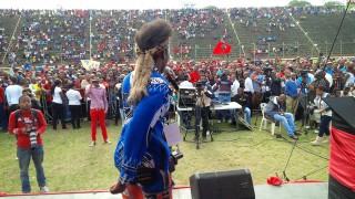 Die EFF-byeenkoms in KwaZulu-Natal op 27 April 2014 Foto: EFF, Facebook