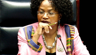 Die Speaker van die Nasionale Vergadering, Baleka Mbete. Foto: Daily Maverick