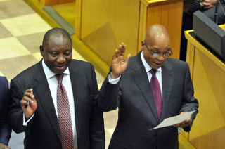Pres. Jacob Zuma en adjunkpresident Cyril Ramaphosa Foto: GCIS/SAPA