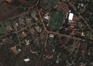 Shere, oos van Pretoria, waar die Lemmer-egpaar aangeval is. Foto: Google Earth