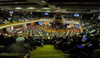 Zuma lewer op 18 Junie 2014 sy Staatsrede in die parlement in Kaapstad Foto: GCIS, Twitter 