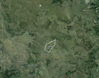 Impendle, wes van Pietermaritzburg in KwaZulu-Natal. Foto: Google Maps