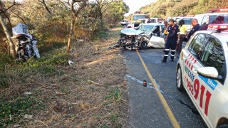 Die ongeluk op die M4 in Durban. Foto: Netcare 911