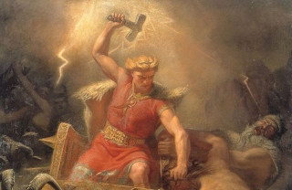 "Thor en sy hamer" Grafika: Wikimedia