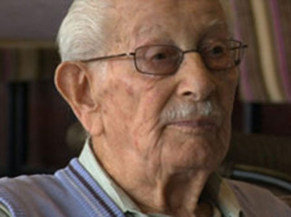 Norman Gordon op sy 100ste verjaardag. Foto: cricketcountry.com