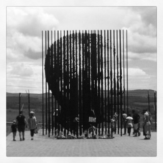 Nelson Mandela se standbeeld by Howick in KwaZulu-Natal Foto: Marianne Styan