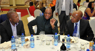 President Jacob Zuma tydens Sondag se geleentheid. Foto: GCIS