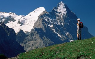 Die Alpe in Switserland Foto: ALAMY