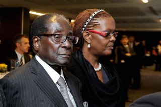 Robert en Grace Mugabe. Foto: GCIS