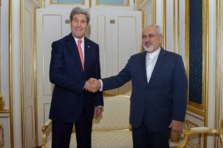 John Kerry, Amerika se minister van buitelandse sake, en Javad Zarif, Iran se minister van buitelandse sake. Foto: Facebook