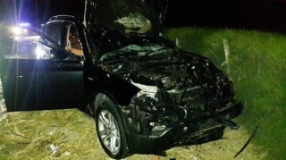 Ramey Short se voertuig ná die ongeluk. Foto: Facebook