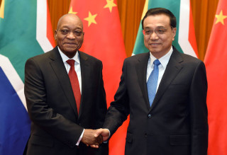 Pres. Jacob Zuma en Li Keqiang, China se premier. Foto: DOC