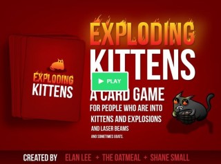 Die Exploding Kittens-kaartspeletjie