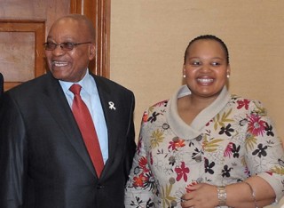 Pres. Jacob Zuma en sy vrou, Nompumelelo Ntuli-Zuma Foto: 2OceansVibe