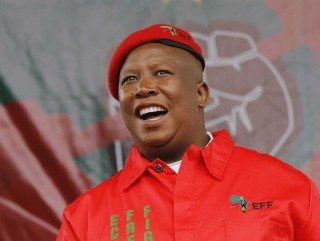 Julius Malema, leier van die Ekonomiese Vryheidsvegters (EFF) Foto: enca.com