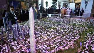 Die model van die nuwe stad in Egipte Foto: Reuters 