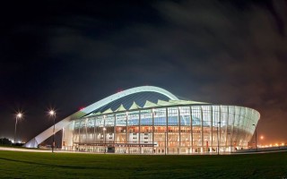 Die Moses Mabhida-stadion in Durban, KwaZulu-Natal Foto: Theunissen Jankowitz Architects (tja.co.za)