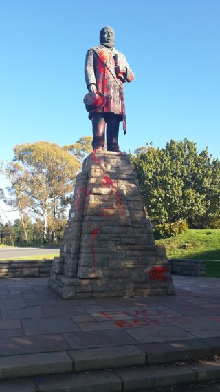 Die Paul Kruger-standbeeld in Krugersdorp. Foto: Verskaf