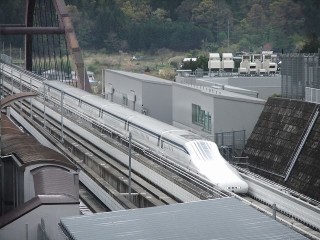 Japan se maglev-trein Foto: Yamanashi Prefectural Linear Musium, Facebook