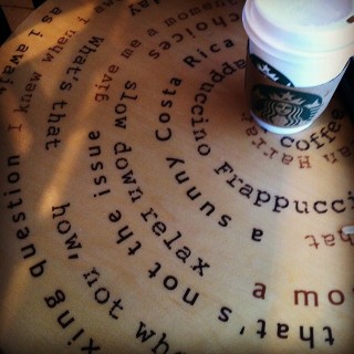 Starbucks-koffietafel Foto: Marianne Styan