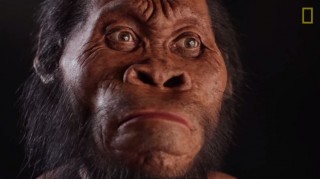 Homo naledi (Foto: Skermskoot uit National Geographic-video)