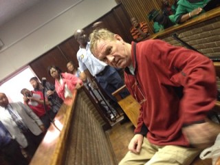 Peter Frederiksen in die hof. Foto: ANA