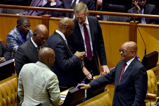 Pres. Zuma Donderdag in die Nasionale Vergadering. Foto: Flickr/GovernmentZA