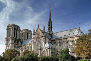 Die Notre Dame-katedraal. Argieffoto.