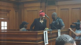 Thandi Maqubela in die hof. Foto: African News Agency