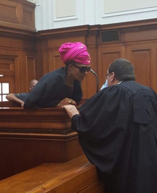 Thandi Maqubela Vrydag in die hof (11 Desember 2015). Foto: ANA