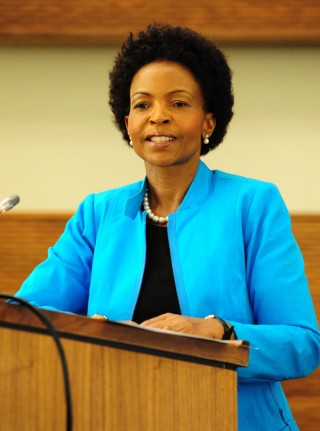 Maite Nkoana-Mashabane, die minister van internasionale verhoudings en samewerking. Foto: Flickr/GovernmentZA