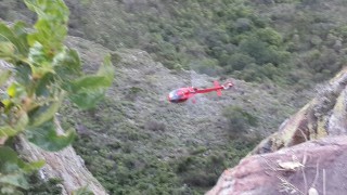'n Helikopter soek na die man. Foto: Netcare 911