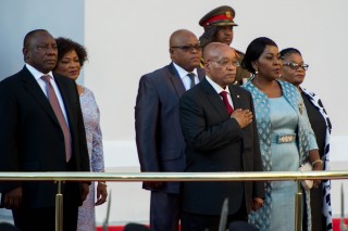 Pres. Jacob Zuma voor sy staatsrede. Foto: Ntswe Mokoena / GCIS