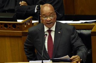 Prsident Jacob Zuma lewer sy staatsrede op 11 Februarie 2016 Foto: Elmond Jiyane, GCIS