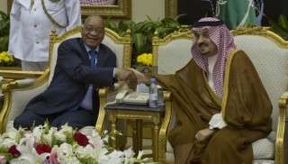 President Jacob Zuma en Salman bin Abdulaziz Al Saud, koning van Saoedi-Arabië (26 Maart 2016) Foto: @PresidencyZA, Twitter