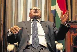 Pres. Jacob Zuma Bron: Esa Alexander, The Sunday World 