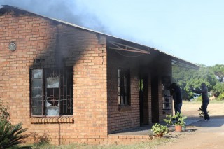Beskadigde skoolgeboue in Vuwani, Limpopo (Mei 2016) (Foto: ANA)