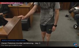 Oscar Pistorius Woensdag (15 Junie 2016) in die hof. Foto: eNCA