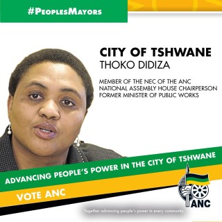 Thoko Didiza, die ANC se burgemeesterskandidaat vir Pretoria. Foto: ANC