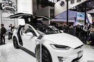 Die Tesla X (Foto: BBC)